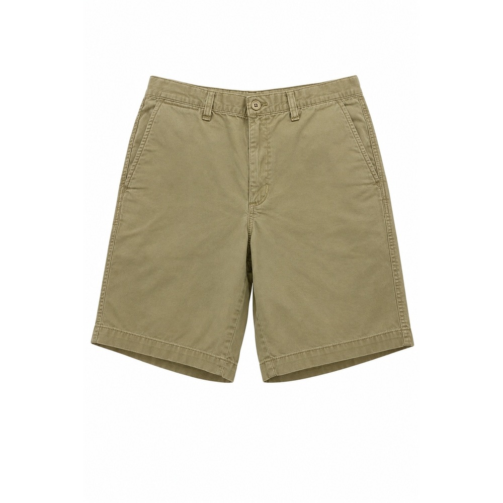 Simply Styled Mens Chino Shorts‎ 38 Khaki Tan 100% Cotton 8" Inseam Regular Fit